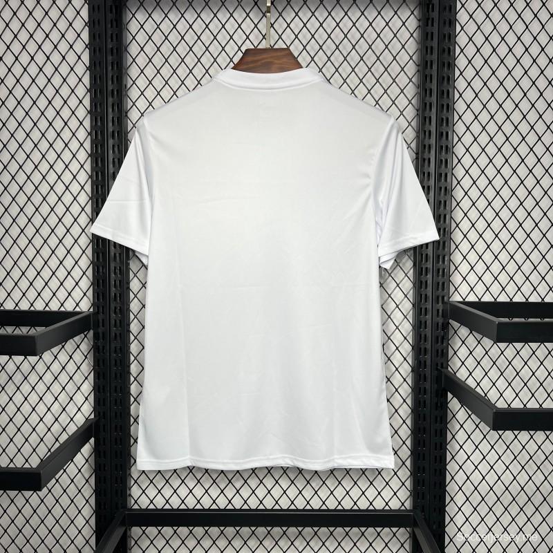 2024 ألمانيا 2024 قميص ألمانيا أبيض اللون أبيض إصدار خاص باليورو
