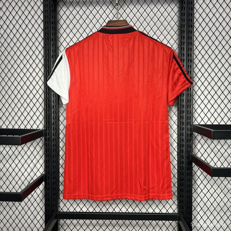 قميص ريترو 95/96 غلاسكو رينجرز ذهاباً وإياباً أبيض/أحمر
