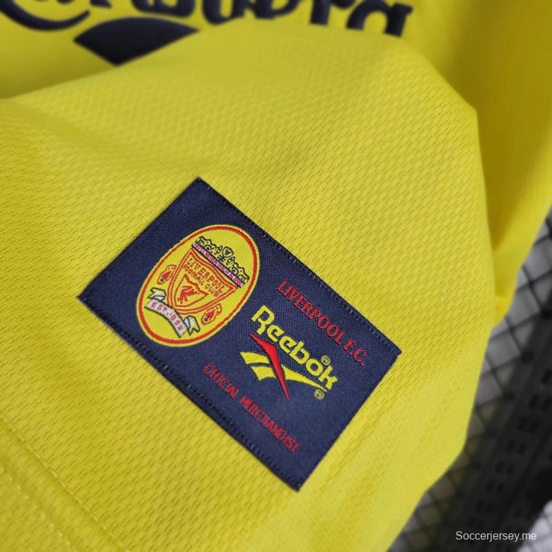 قميص ليفربول الرجعية 1998 ريترو 1998 خارج الديار
