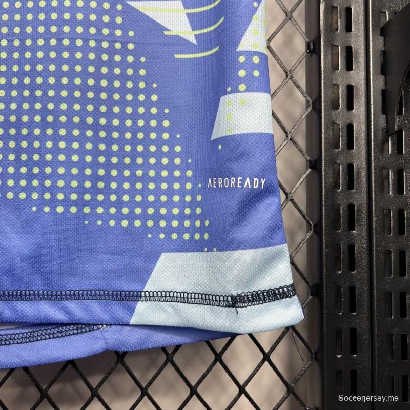 24/25 قميص حارس مرمى مانشستر يونايتد الأساسي بنفسجي اللون الأرجواني
