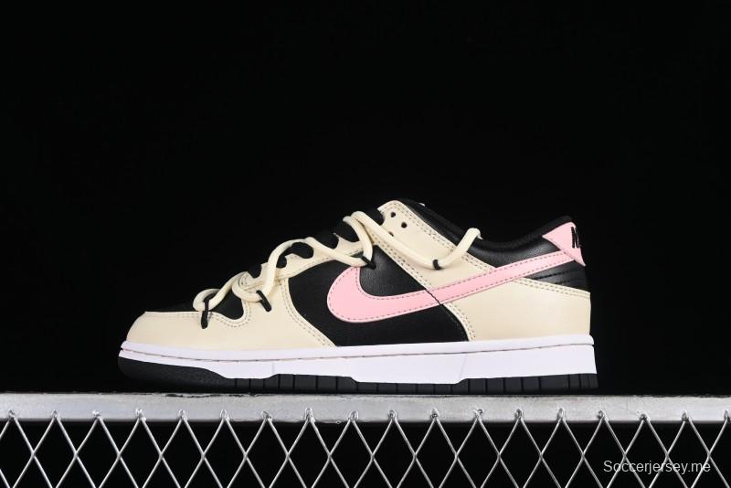 Nike Dunk Low SB Casual Skate Shoes with Smoked Rose Design - FD1232-001