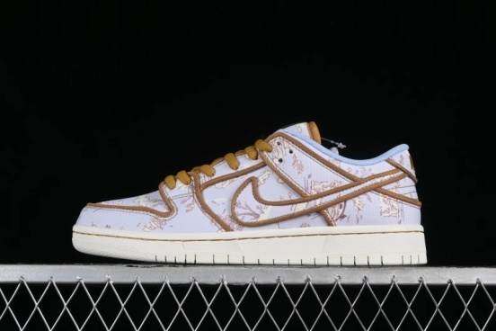 Nike SB Dunk Low Premium "Pastoral Print" Skateboarding Shoes - FN5880-001