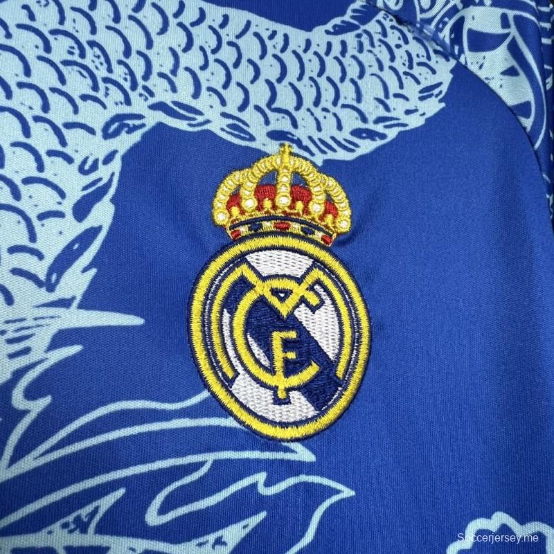 2024/25 قميص ريال مدريد بلو دراجون 2024/25 إصدار خاص من التنين الأزرق

