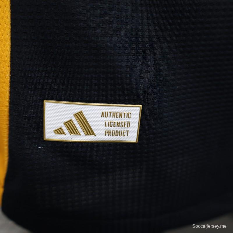 نسخة اللاعب 24/25 قميص النادي الأهلي المصري 24/25 خارج مصر أسود اللون