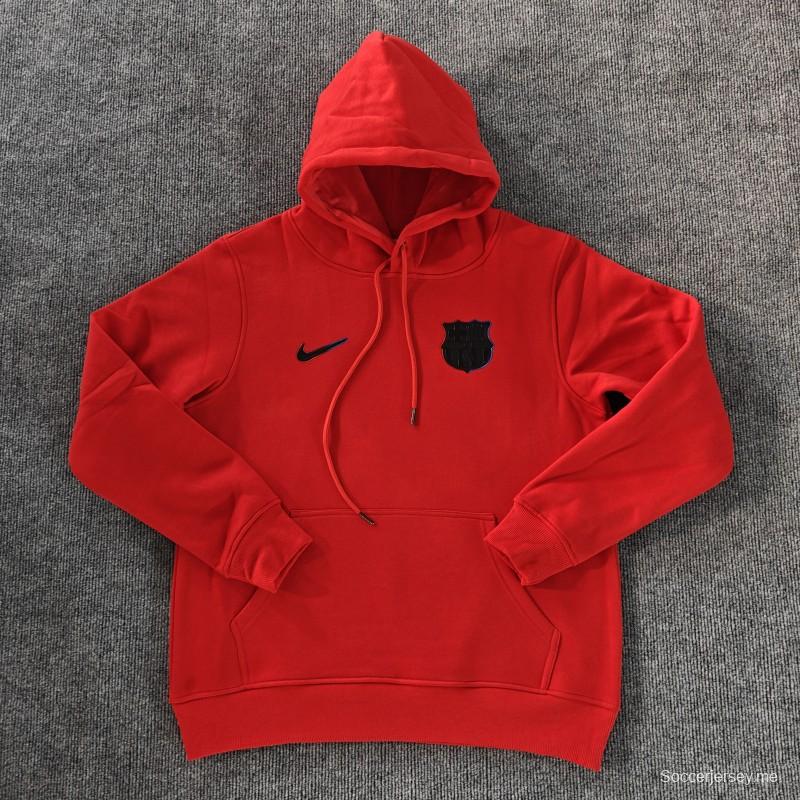 24/25 برشلونة أزرق كحلي/ أحمر/أسود/أسود/بيج/رمادي هودي مع شارة سوداء