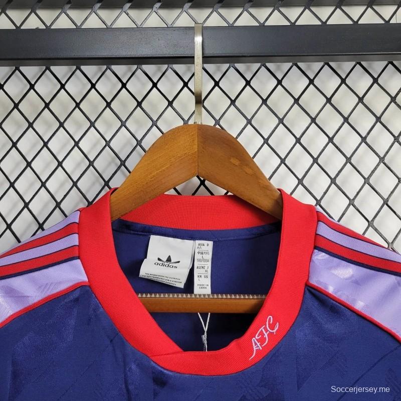 24/25 أرسنال ريترو أرسنال بأكمام طويلة الأكمام