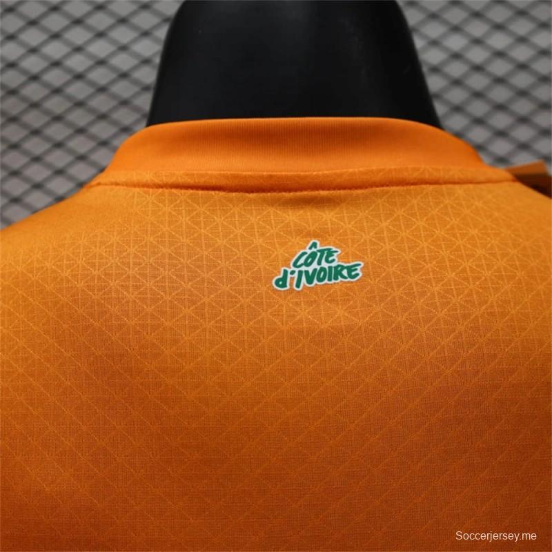 24/25 نسخة اللاعب 24/25 قميص منتخب ساحل العاج المحلي