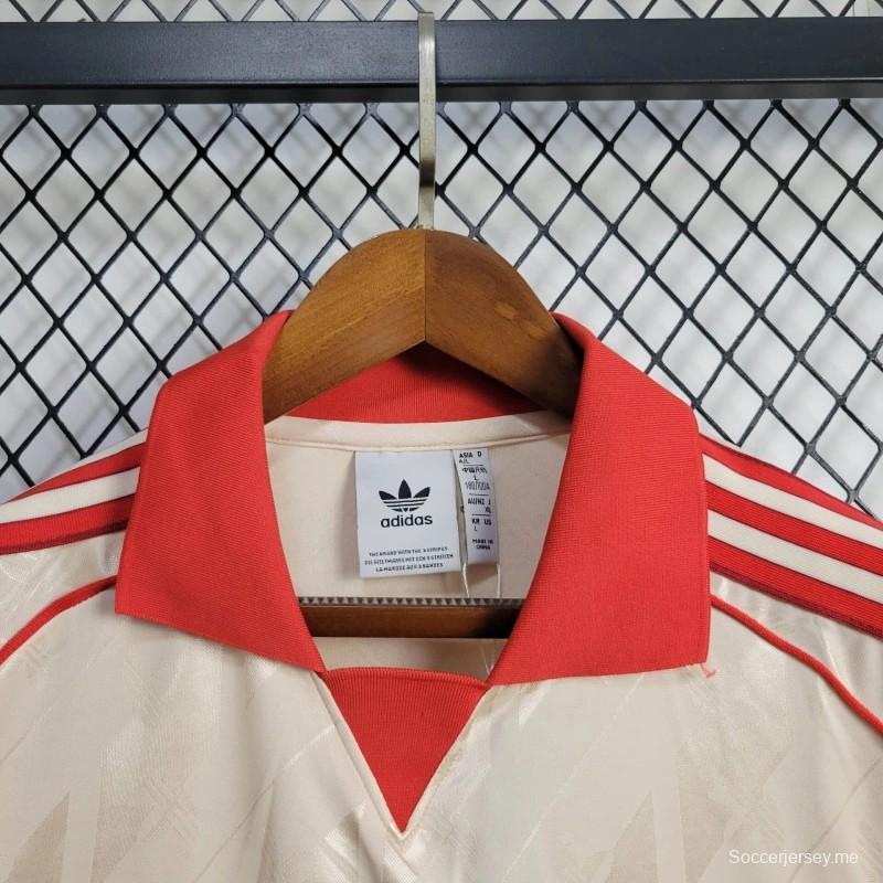 24/25 ريترو بايرن ميونخ بايرن ميونيخ بأكمام طويلة الأكمام