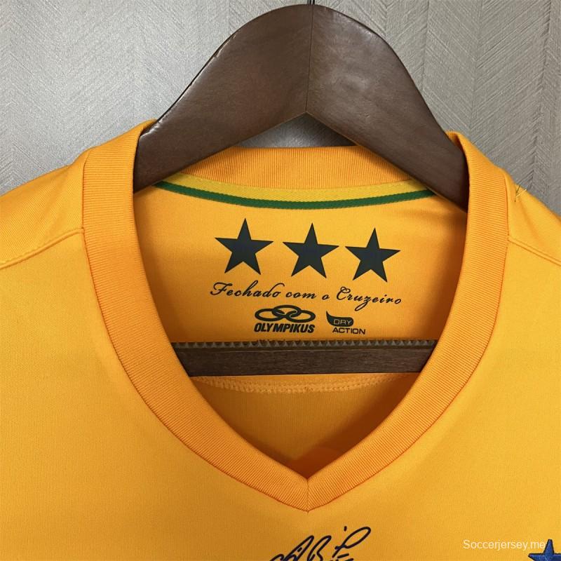 قميص أصفر لحارس مرمى كروزيرو 14/15 ريترو 14/15