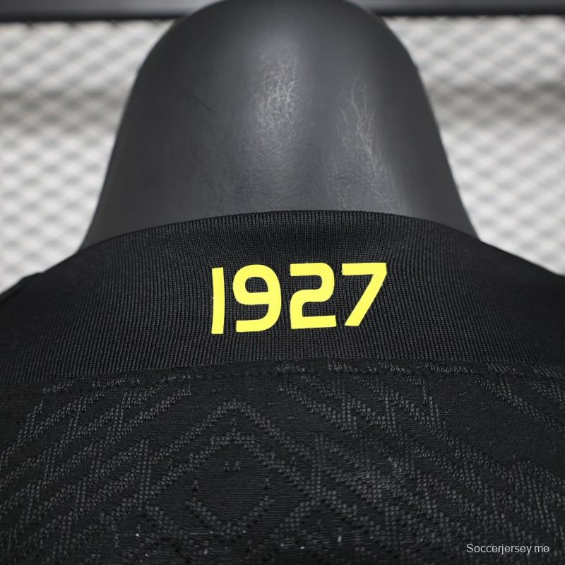 إصدار اللاعب 25/26 قميص الاتحاد الثالث أسود اللون أسود 25/26