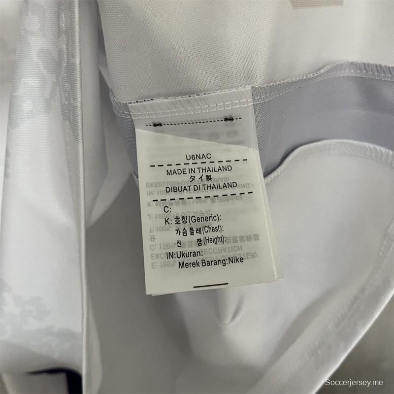 2024 البرتغال فاصلة بيضاء اللون الأبيض سيو جيرسي 2024