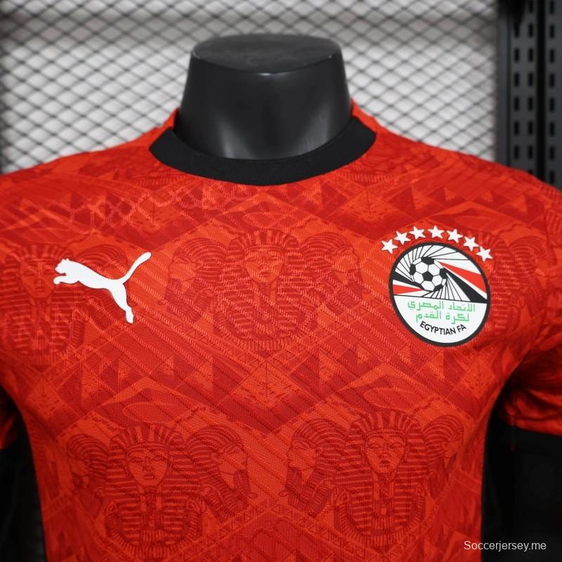 2024 نسخة اللاعب 2024 قميص منتخب مصر الرئيسي