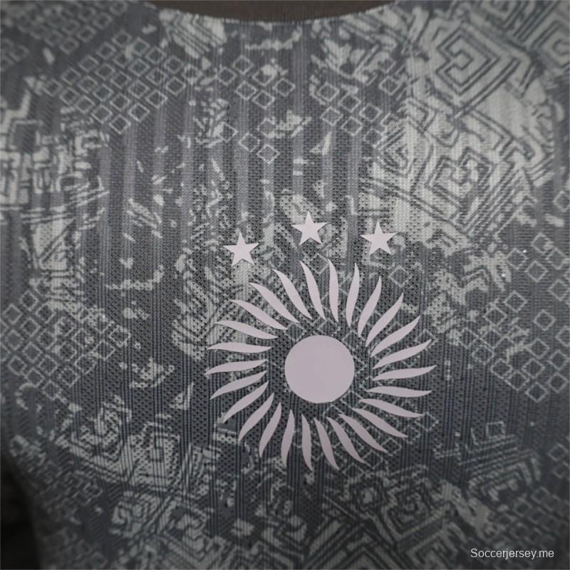 إصدار 25/26 قميص الأرجنتين الأسود الخاص باللاعبين 25/26