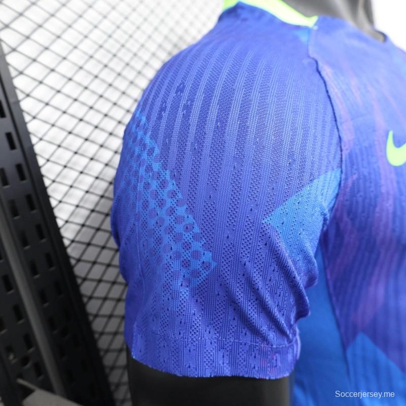 نسخة 25/26 قميص أزرق برازيلي إصدار 25/26