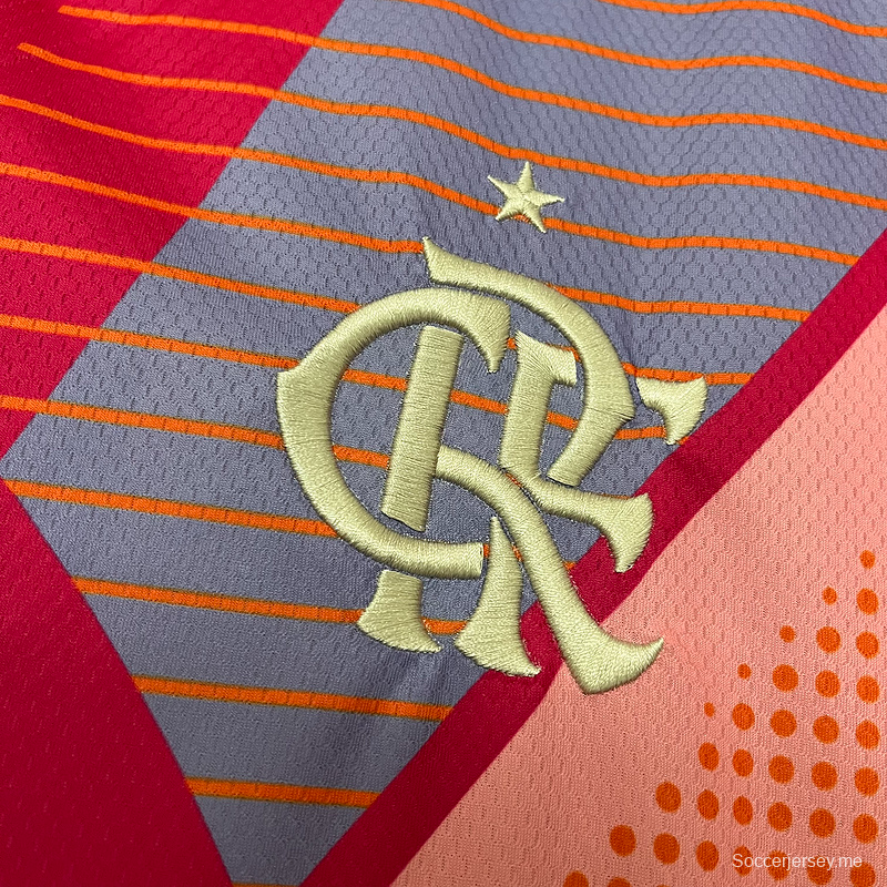 25/26 حارس مرمى فلامنجو فلامنجو قميص وردي S-XXXXL