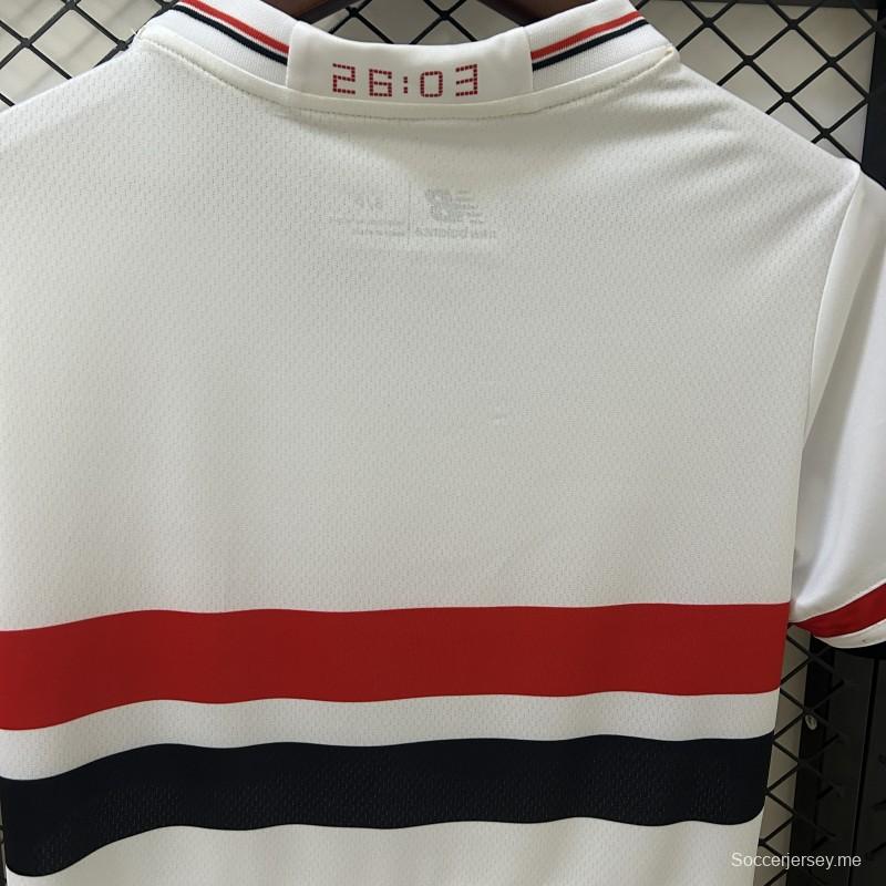 25/26 سيدات ساو باولو ساو باولو هوم جيرسي