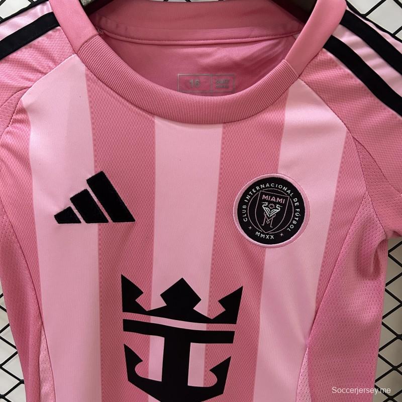 25/26 قميص أطفال ميامي ميامي هوم مقاس 16-28