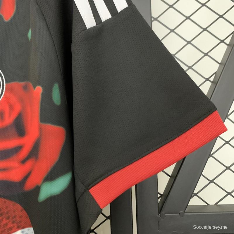 25/26 قميص ريال مدريد الوردي الأحمر الخاص 25/26