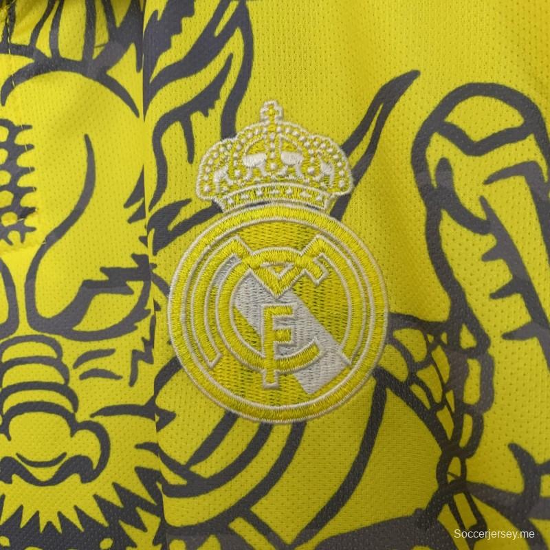 25/26 قميص ريال مدريد الأصفر الخاص 25/26