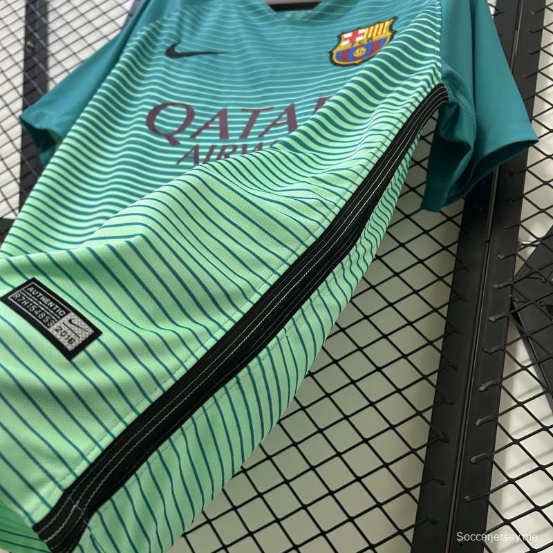 القميص الثالث لبرشلونة 16/17 ريترو برشلونة 16/17