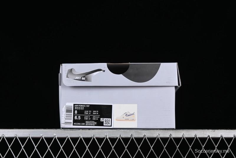 Nike Air Force 1 '07 Low "Eraser" Casual Sneakers - XC2351-330