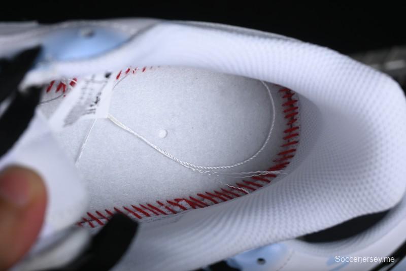 Nike Air Force 1 '07 Low Casual Sneakers with Anime-inspired Blue Spray Paint Design - CW2288-111