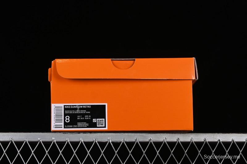 Nike SB Dunk Low LV Collaboration Strap Beige Swoosh Anniversary High-End Custom Low-Top Casual Sneakers - SJ2068-250