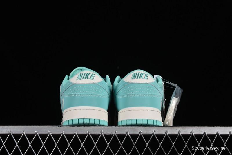 Nike SB Dunk Low BAPE Collaboration - Beige Grey Indigo Anniversary Custom Low-Top Casual Skate Shoes - BB8969-003