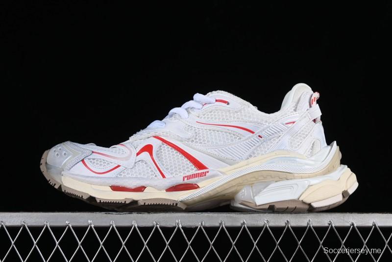 Balenciaga Runner Kith Four Color Retro Casual Sneakers - W3RXP9260