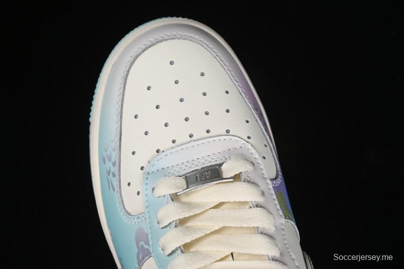 Nike Air Force 1 '07 Low Casual Sneakers "Crystal Dragon Palace" - DB3301-303