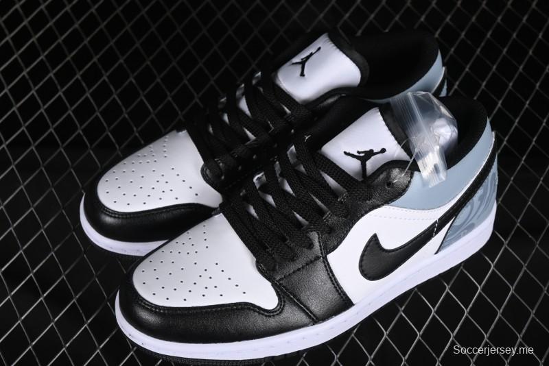 Nike Air Jordan 1 Low Retro Basketball Shoes with Cosmic Exploration Theme - 553558-132