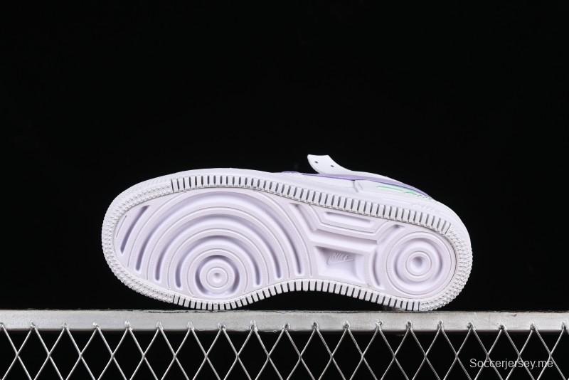 Nike Air Force 1 Shadow Low-Top Sneakers with Lightweight EVA Midsole and Anti-Slip RB Rubber Outsole - CU8591-103