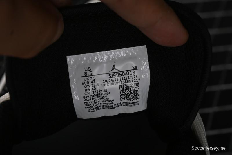 Nike Air Jordan 1 Low AJ1 x Violent Bear Collaboration - Black Beige Mark Line Custom Retro Basketball Shoes - SJ9950-013