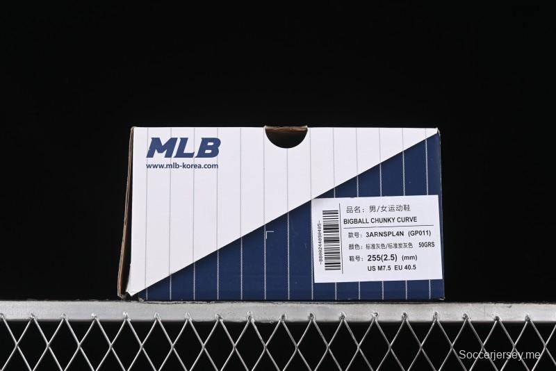 New York Yankees MLB Bigball Chunky Curve Thick Sole Casual Sneakers - 3ARNSPL4N50GRS