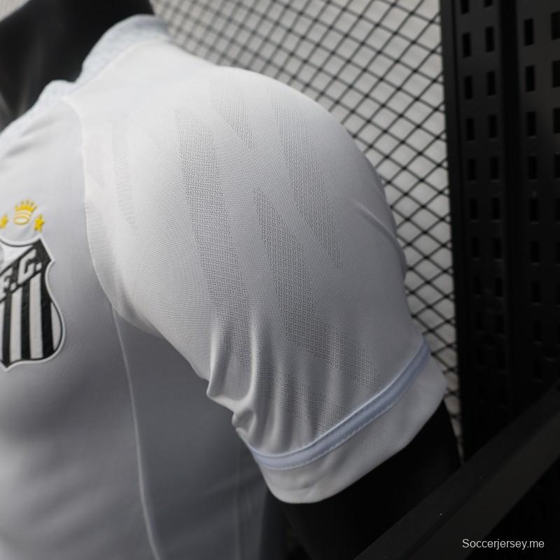 إصدار اللاعب 25/26 قميص سانتوس المنزلي بدون رعاة