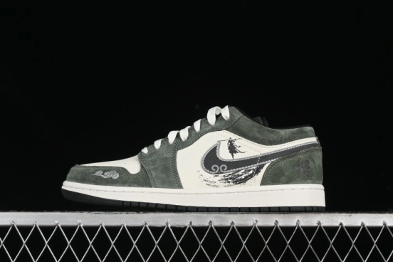 Nike Air Jordan 1 Low Retro Basketball Shoes Custom Wukong Edition - DC2024-031