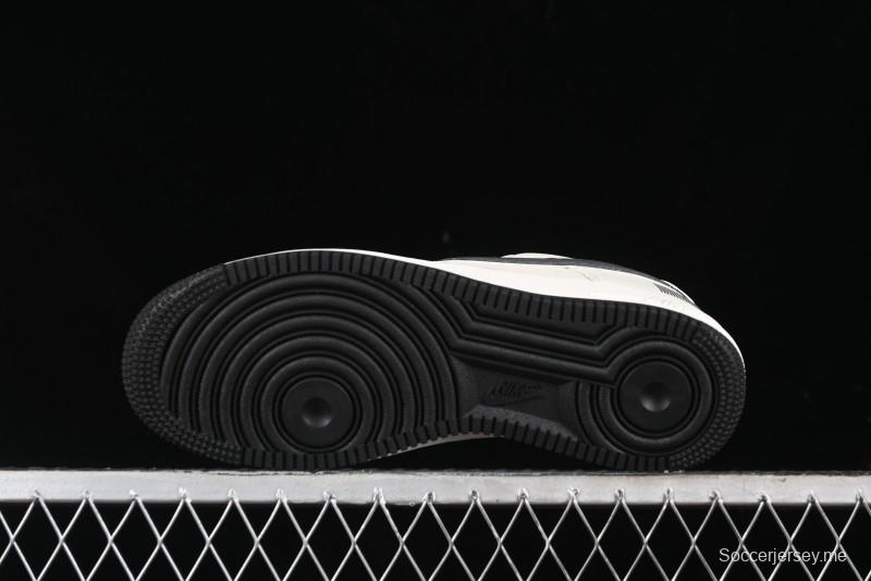 Nike Air Force 1 '07 Low QR Code Black Star Sneakers - CU1836-962