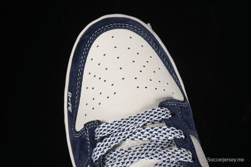 Nike SB Dunk Low Bape Collaboration Anniversary Edition Customized Low-Top Casual Sneakers - XY1688-008