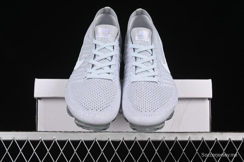 Nike Vapormax Flyknit Breathable Casual Running Shoes with Full-Length Air Cushion - 849558-100