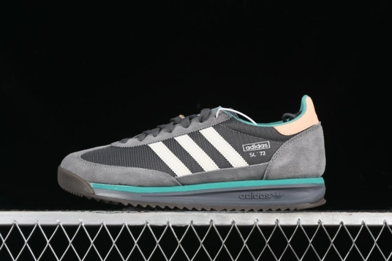 Adidas Originals SL 72 RS Retro Running Shoes with Ecotex Tongue and EVA Midsole - JI2484
