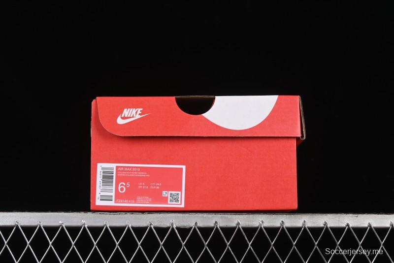 Nike Air Max 2013 Retro Breathable Mesh Cushioned Running Shoes with Full-Length Max Air - FZ4140-419