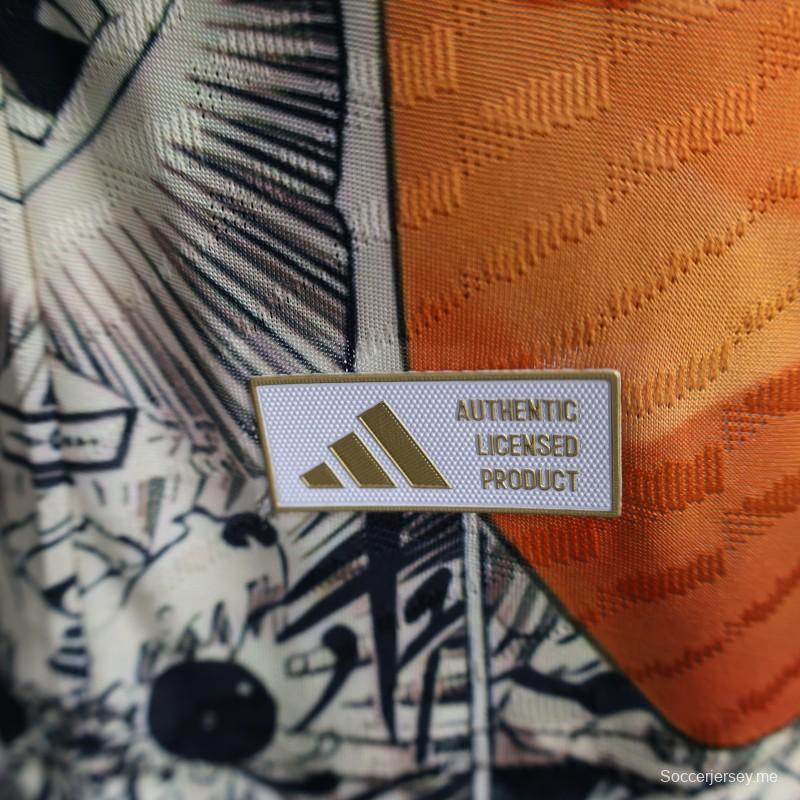 إصدار اللاعب 2025 اليابان 2025 متعدد الألوان مع قميص بشخصية أنيمي ناروتو