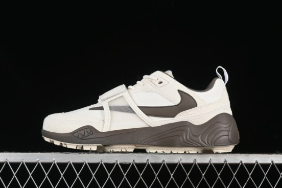 Nike Travis Scott x Shark-A-Don "Sail" Lifestyle Low-Top Sneakers - HQ3061-101