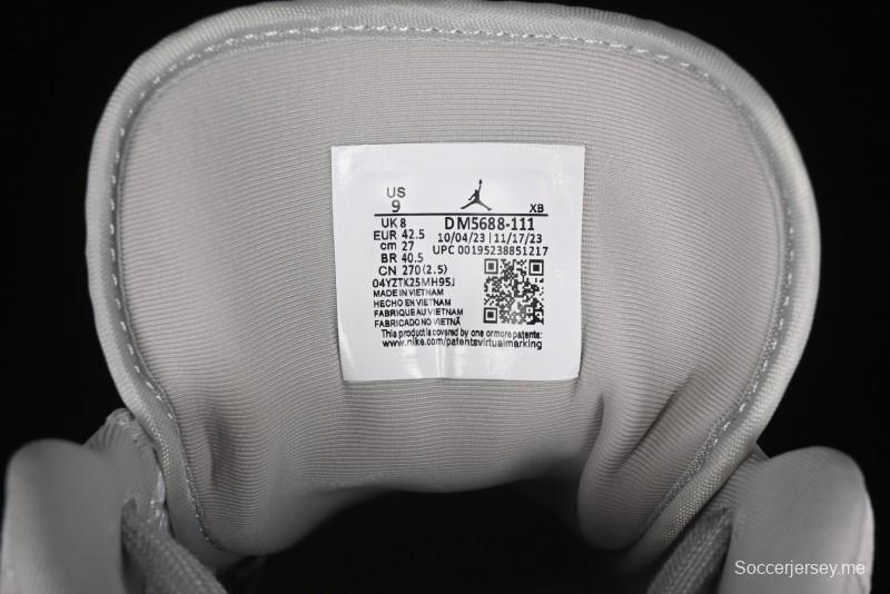 Nike Air Jordan 1 Low AJ1 The North Face Collaboration - Suede Grey Retro Basketball Shoes - DM5688-111