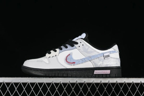 Nike Dunk Low Panda Prank Qixi Special Edition Low-Top Casual Sneakers - DD1391-100