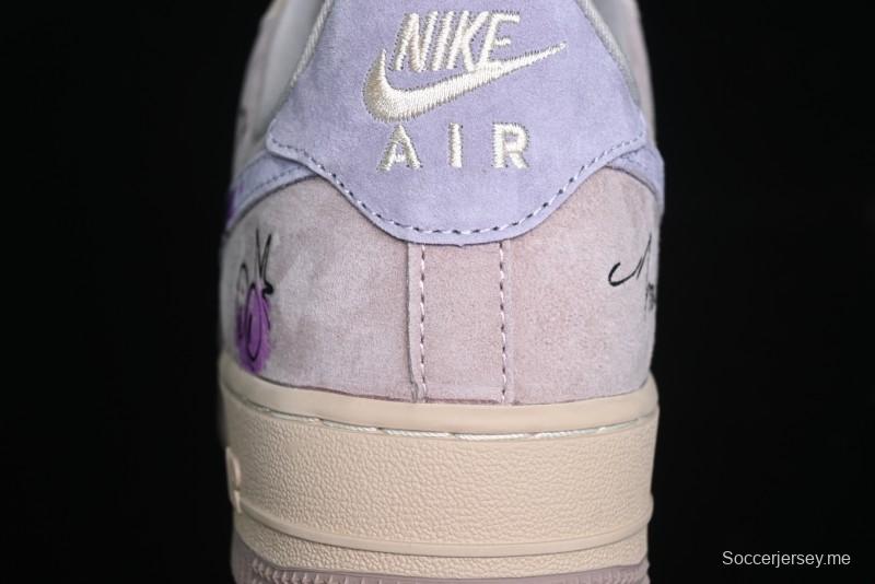 Nike Air Force 1 '07 Low Purple Taro Demon Casual Sneakers - ZB2121-301