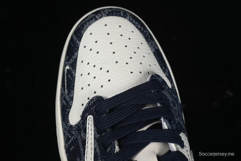 Nike Travis Scott x Fragment Design x Air Jordan 1 Low OG SP AJ1 Retro Sneakers - CH6336-017