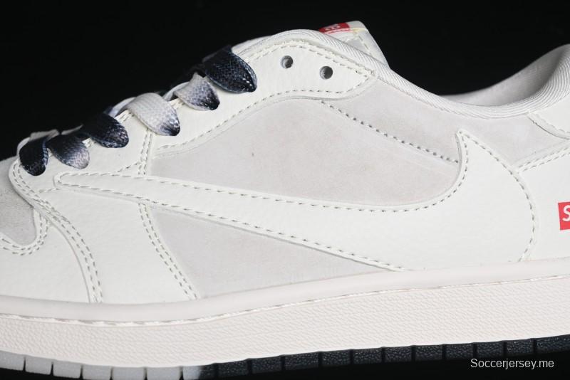 Nike Travis Scott x Fragment Design x Air Jordan 1 Low OG SP AJ1 Sneakers - BB7518-002