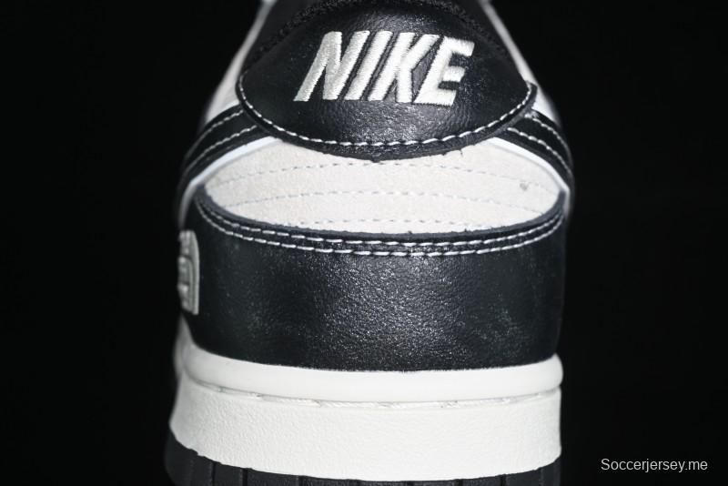 Nike SB Dunk Low The North Face Series - High Gloss Black Swoosh Anniversary Custom Low-Top Casual Skate Shoes - DJ2024-047
