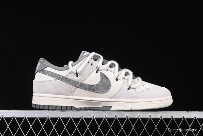 Nike SB Dunk Low Carhartt x Supreme Collaboration Anniversary Edition Customized Low-Top Casual Skate Shoes - YX5066-239